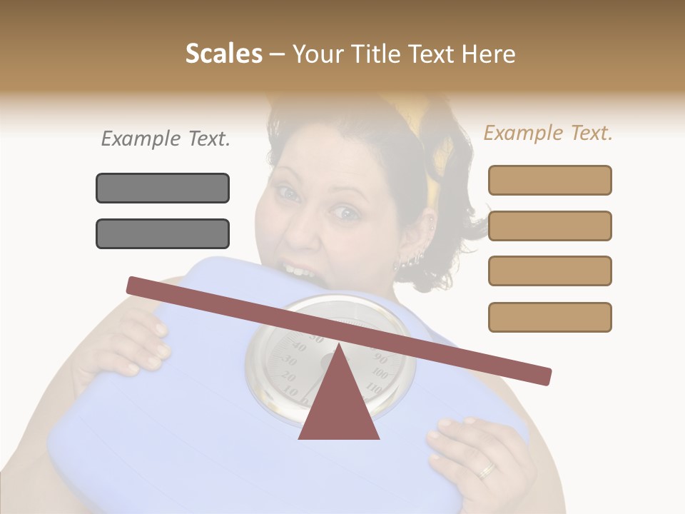 Care Young Girl PowerPoint Template