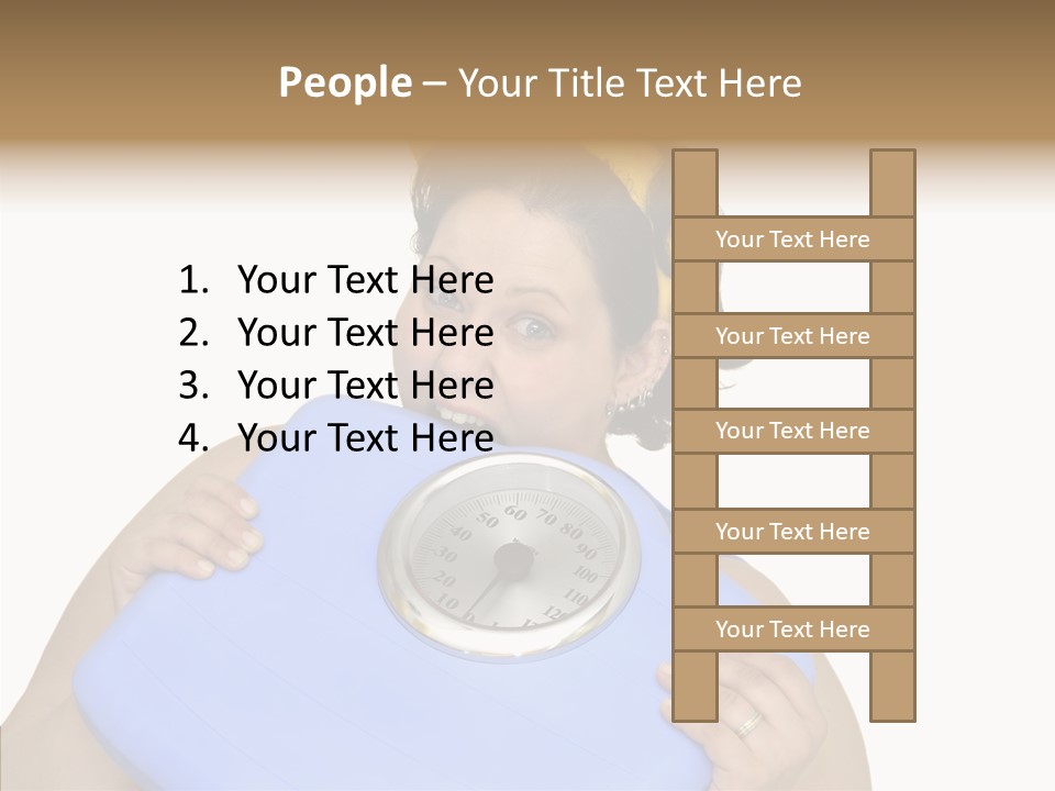 Care Young Girl PowerPoint Template