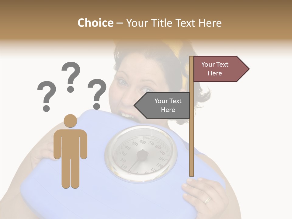 Care Young Girl PowerPoint Template