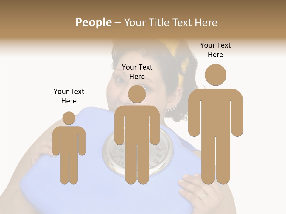 Care Young Girl PowerPoint Template