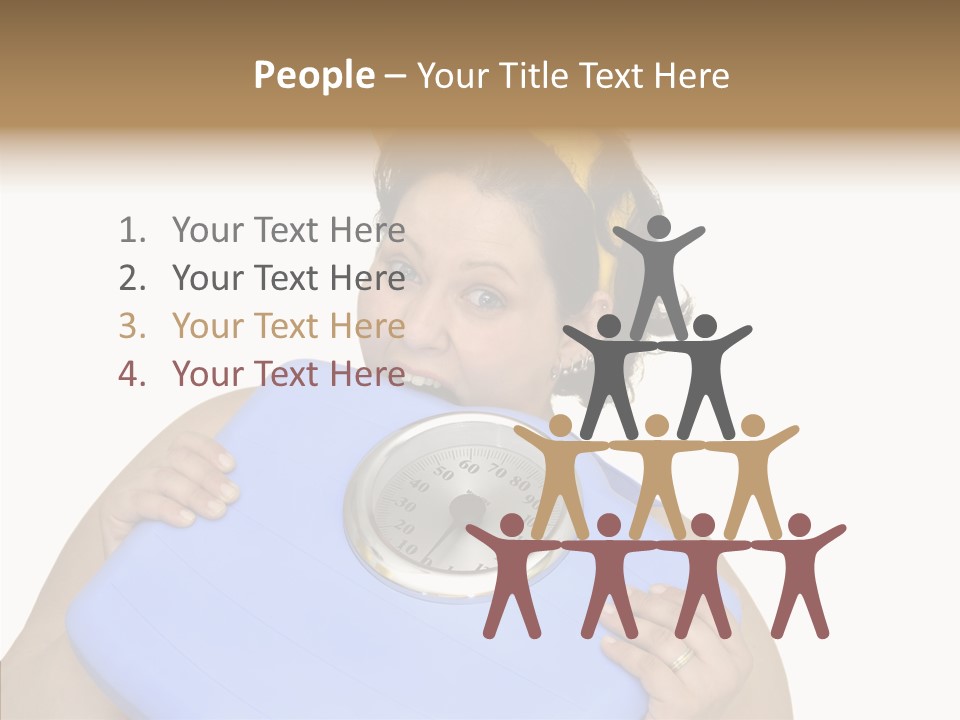 Care Young Girl PowerPoint Template