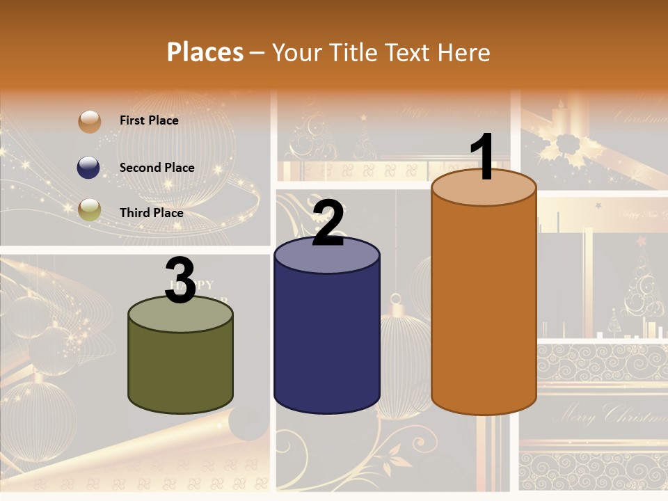 Cold Happy Tree PowerPoint Template