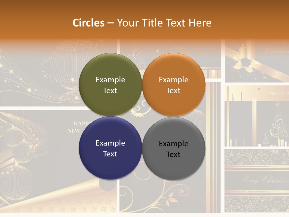 Cold Happy Tree PowerPoint Template