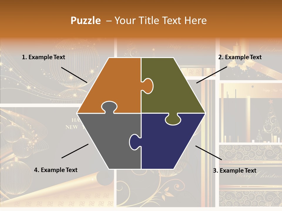 Cold Happy Tree PowerPoint Template