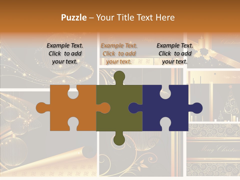 Cold Happy Tree PowerPoint Template