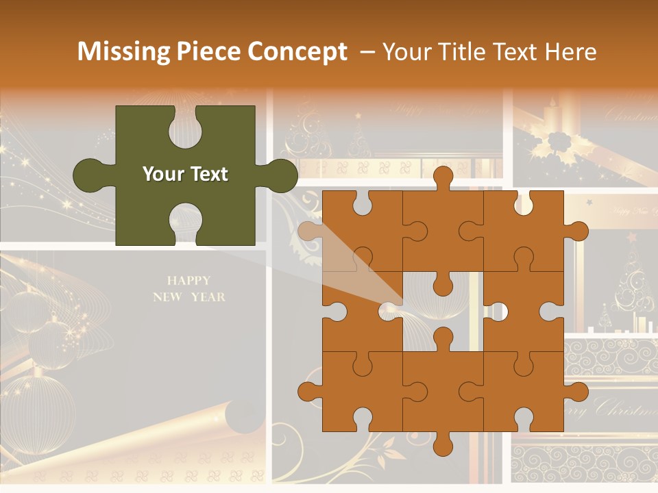 Cold Happy Tree PowerPoint Template