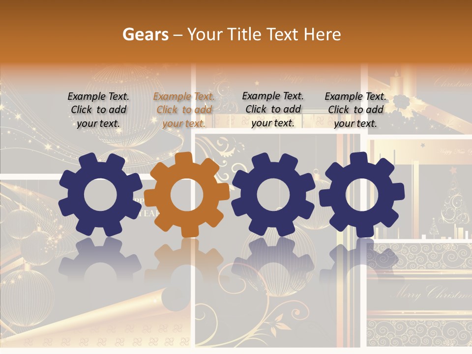 Cold Happy Tree PowerPoint Template