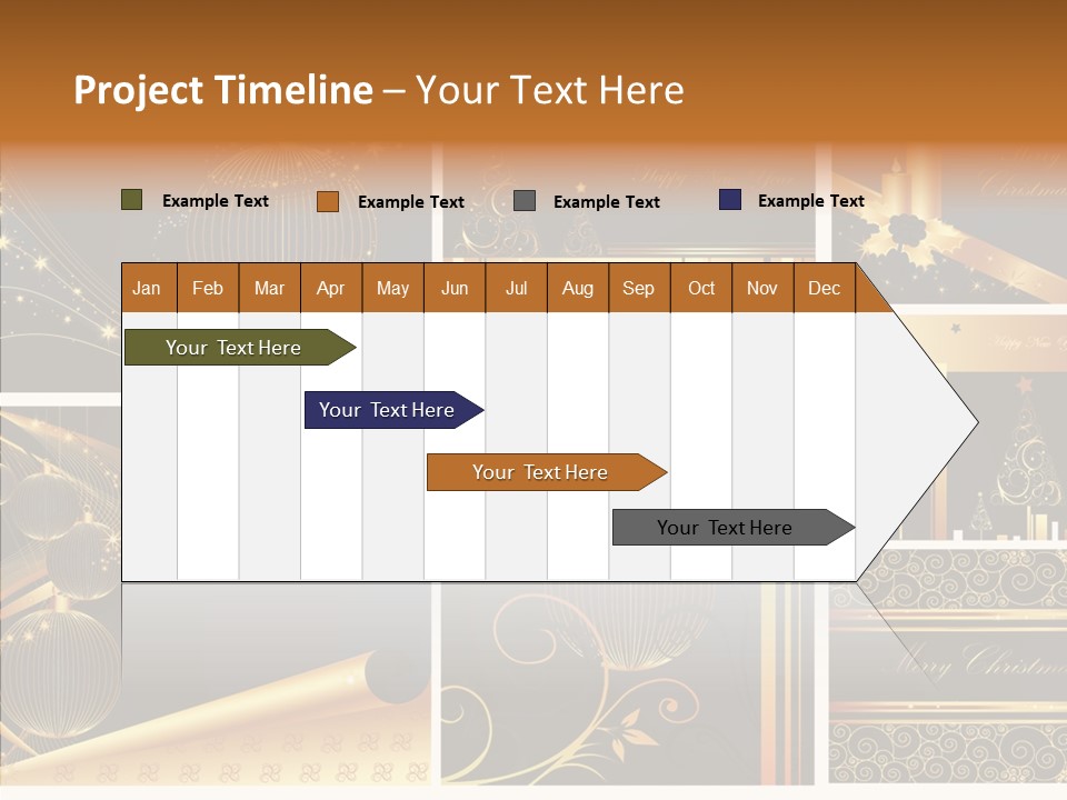 Cold Happy Tree PowerPoint Template