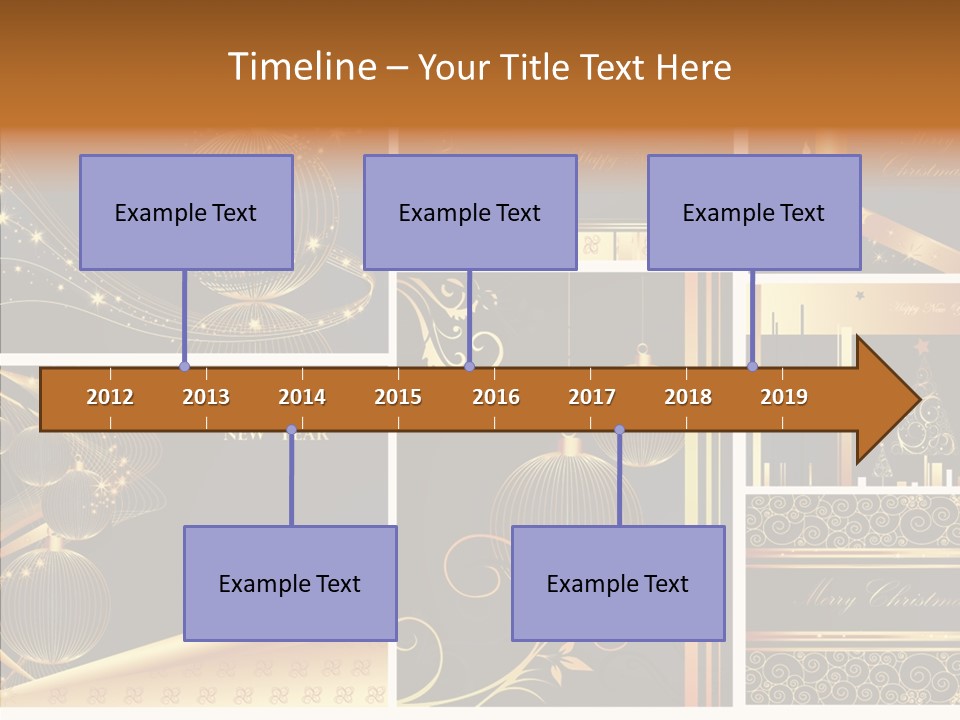 Cold Happy Tree PowerPoint Template