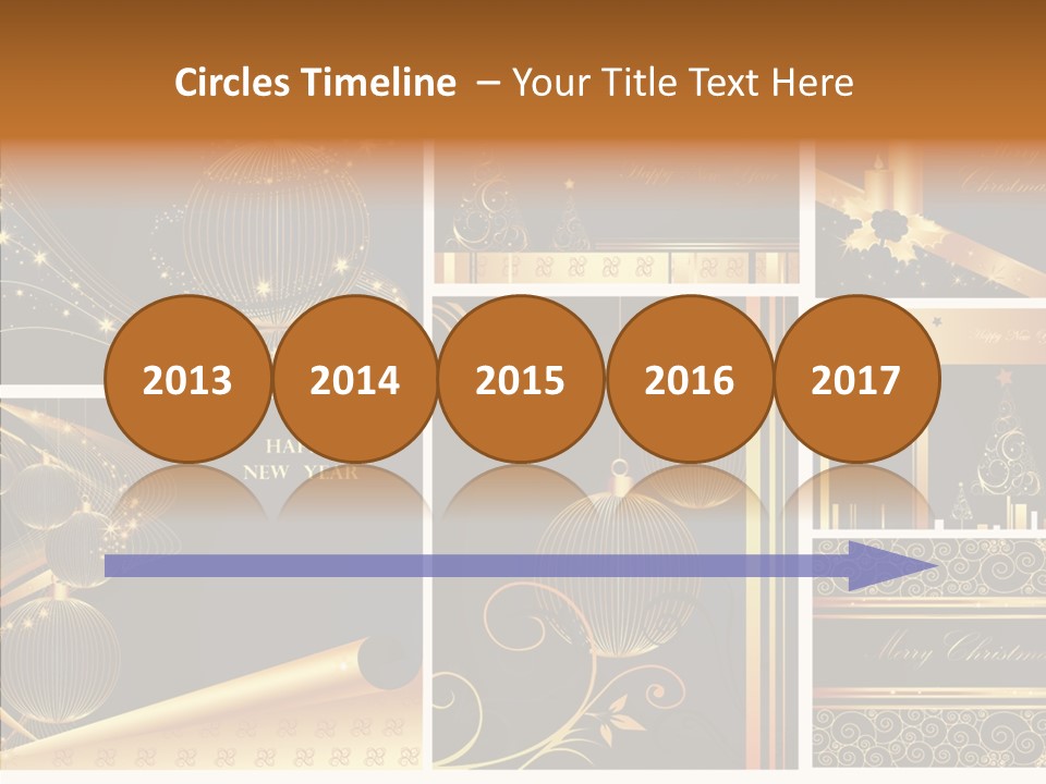 Cold Happy Tree PowerPoint Template