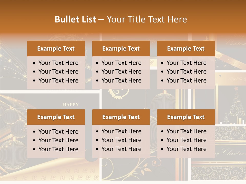 Cold Happy Tree PowerPoint Template
