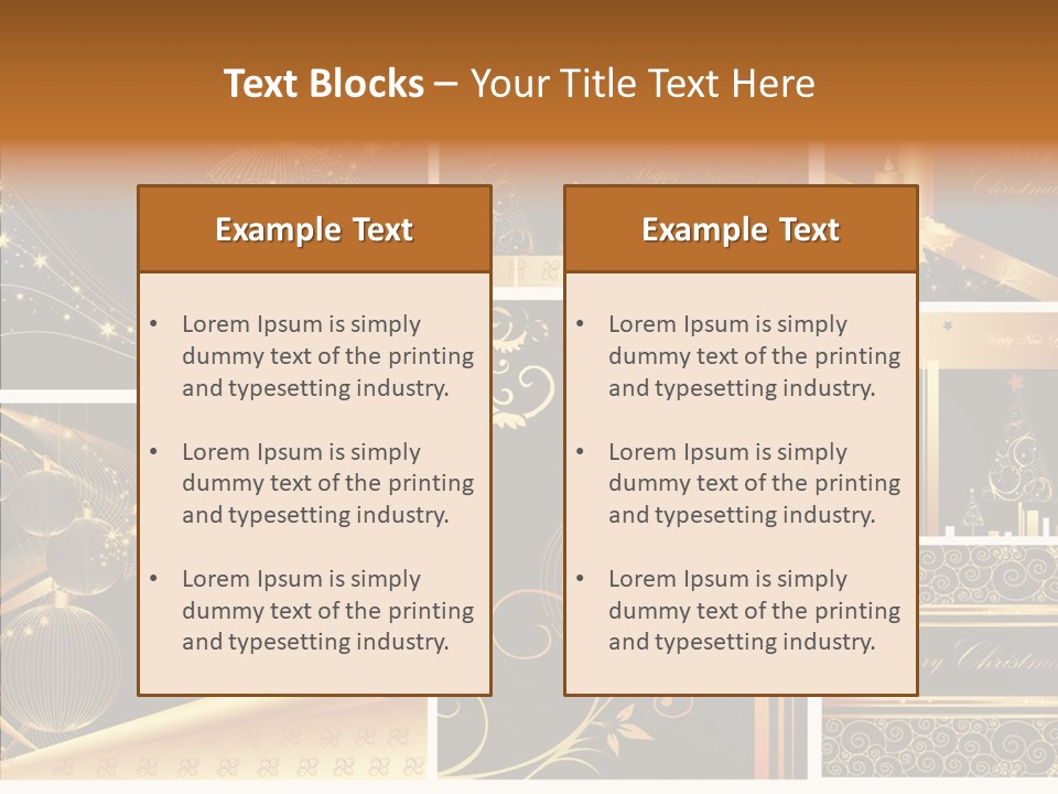 Cold Happy Tree PowerPoint Template