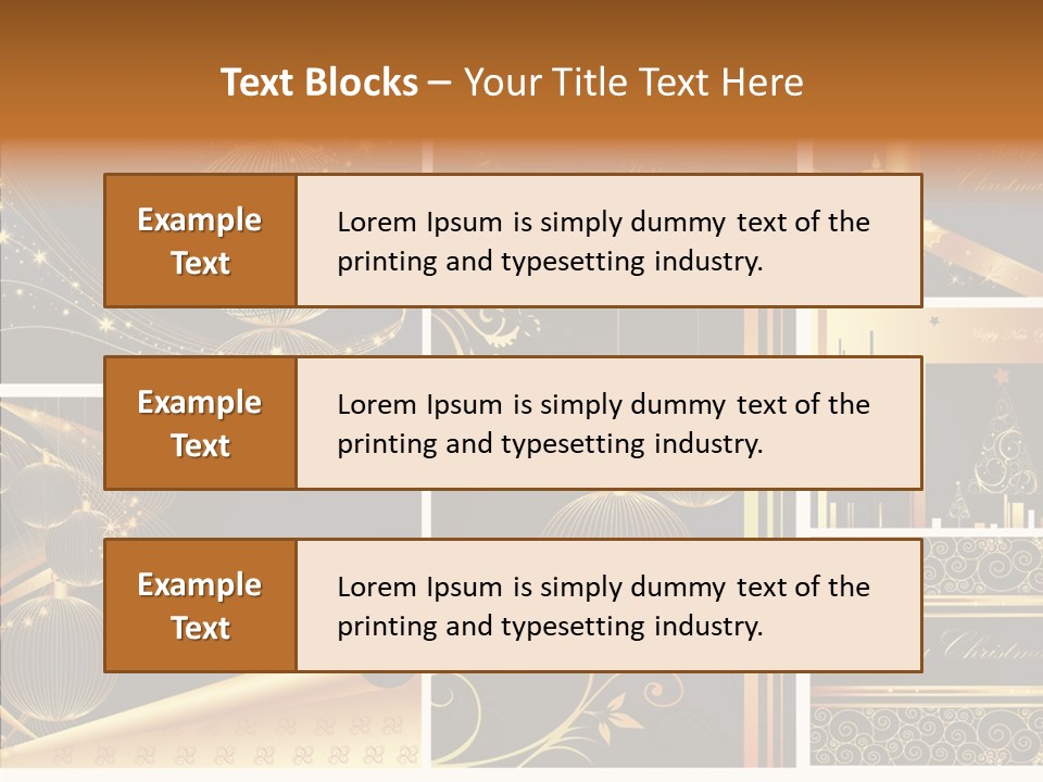 Cold Happy Tree PowerPoint Template