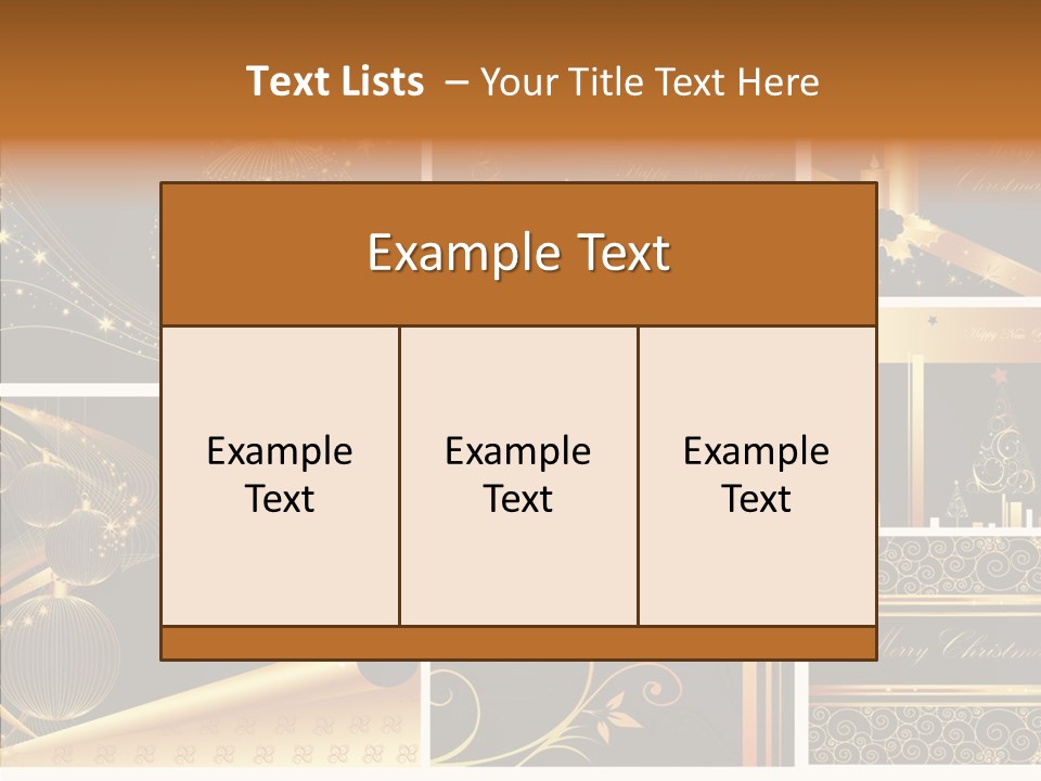 Cold Happy Tree PowerPoint Template