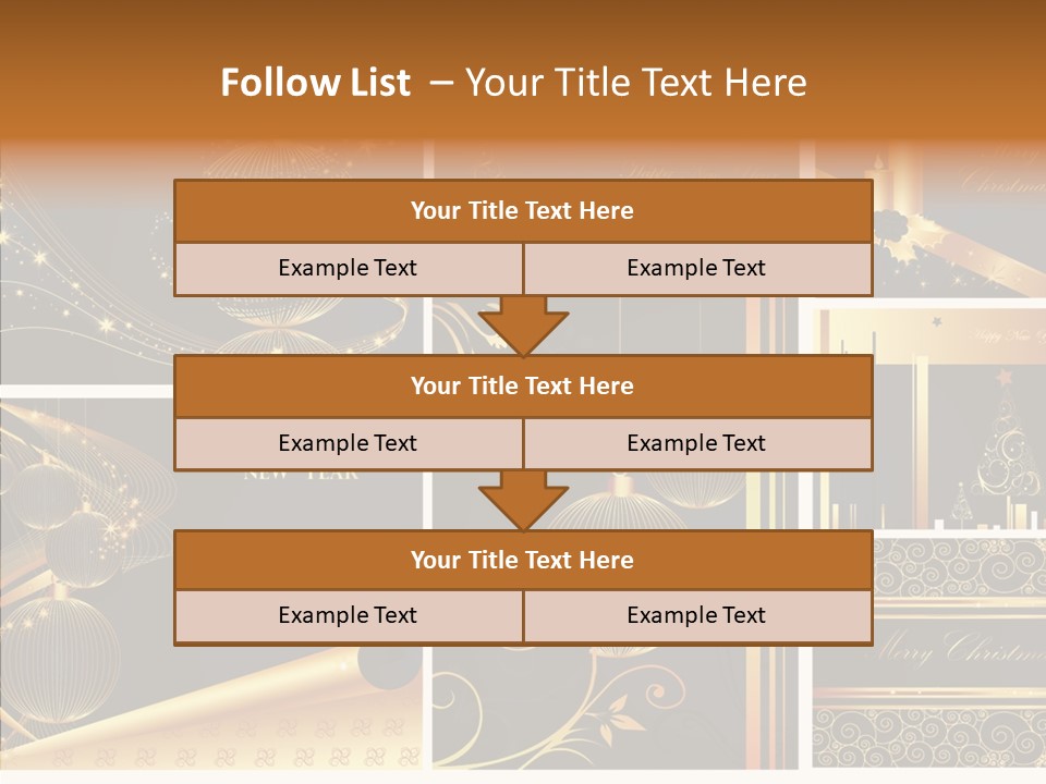 Cold Happy Tree PowerPoint Template