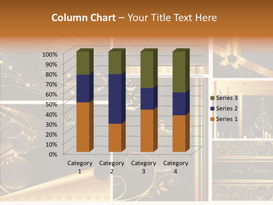 Cold Happy Tree PowerPoint Template