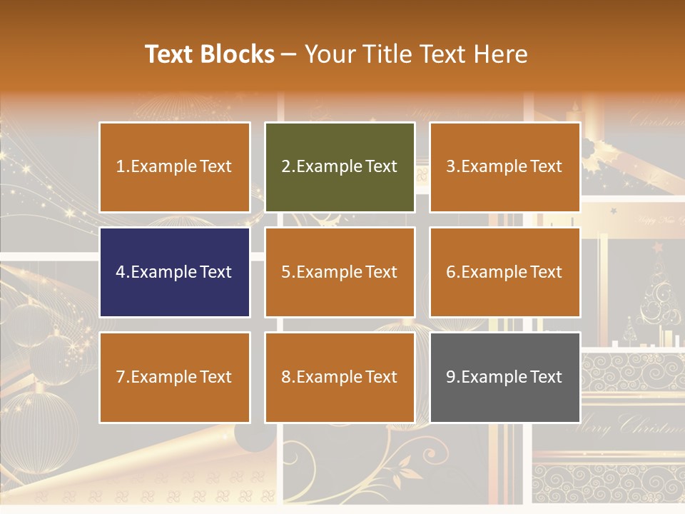 Cold Happy Tree PowerPoint Template