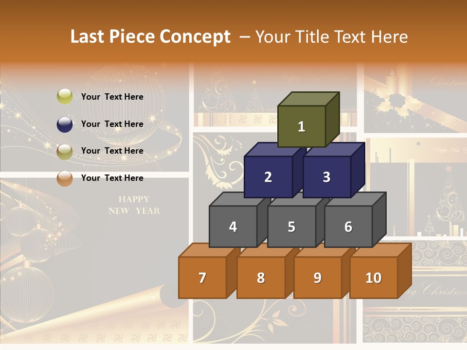 Cold Happy Tree PowerPoint Template