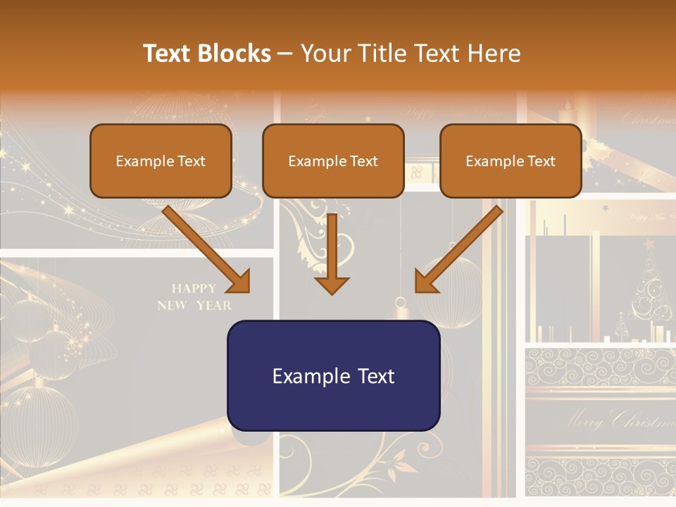 Cold Happy Tree PowerPoint Template