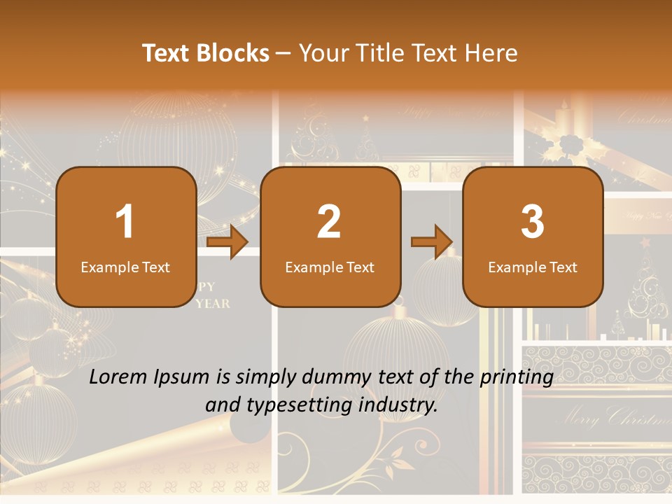 Cold Happy Tree PowerPoint Template