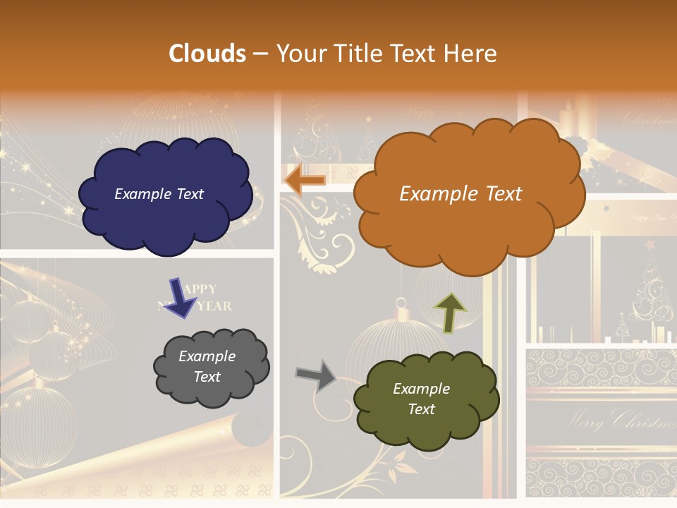 Cold Happy Tree PowerPoint Template