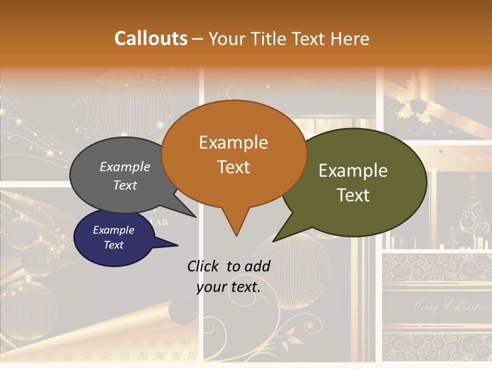 Cold Happy Tree PowerPoint Template
