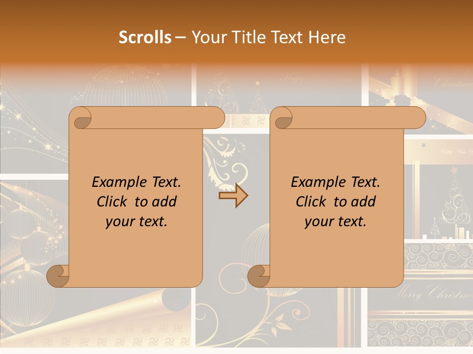 Cold Happy Tree PowerPoint Template