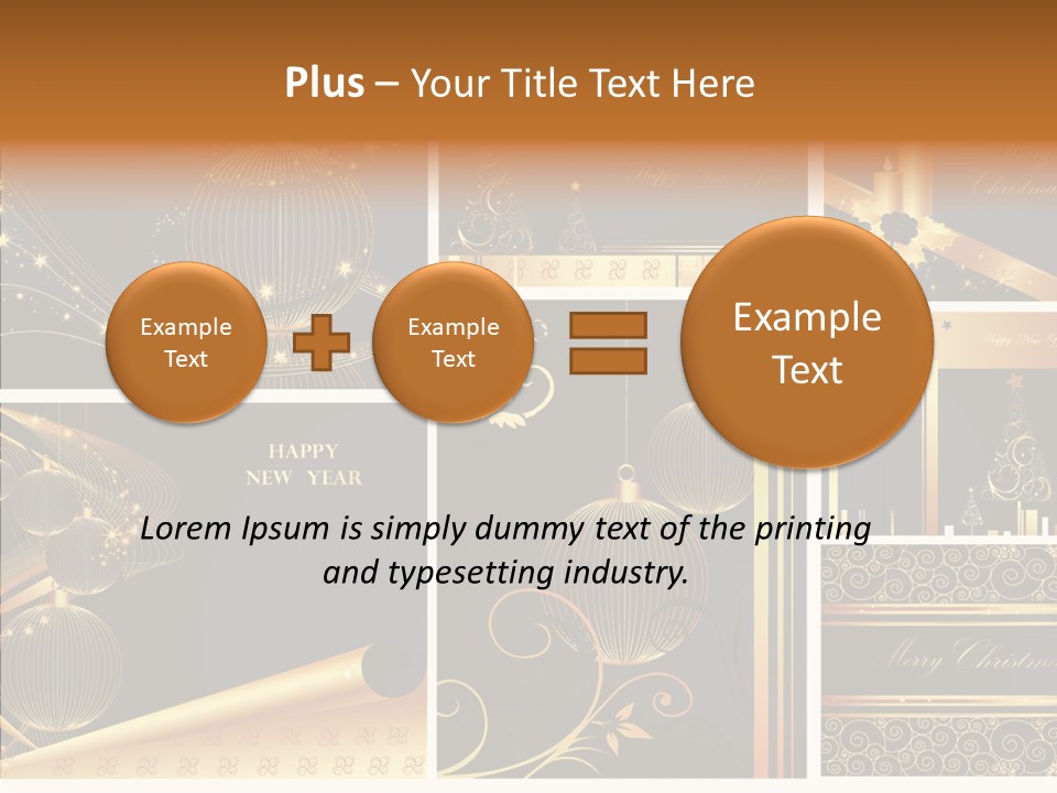 Cold Happy Tree PowerPoint Template