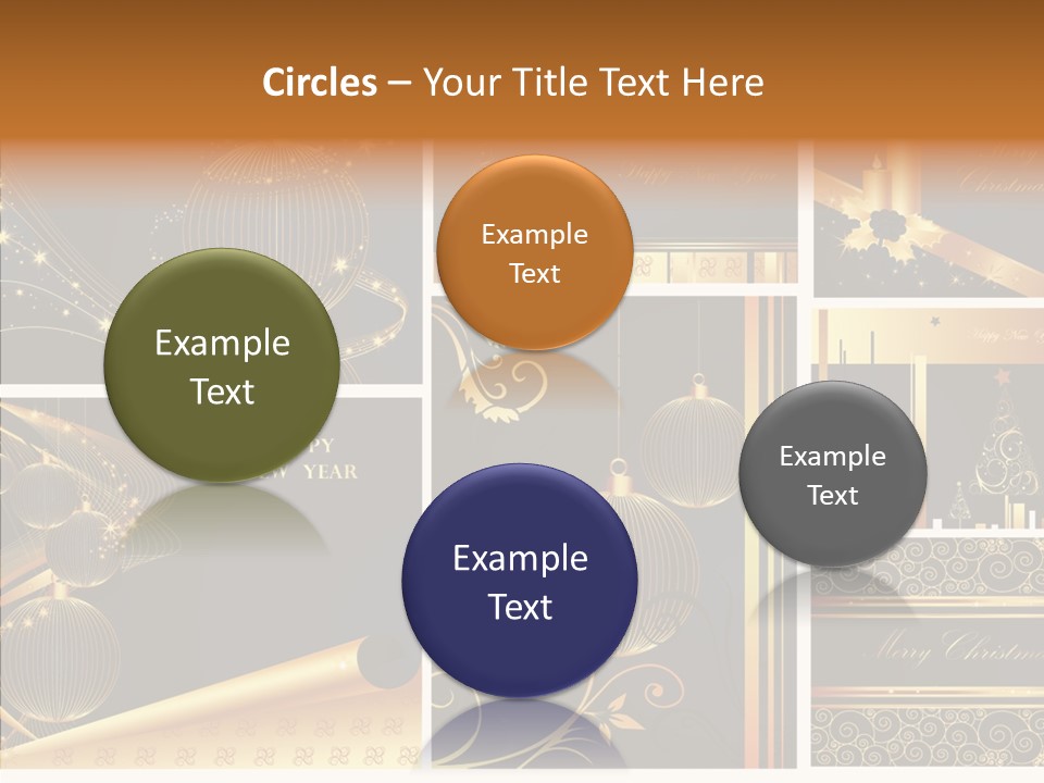 Cold Happy Tree PowerPoint Template