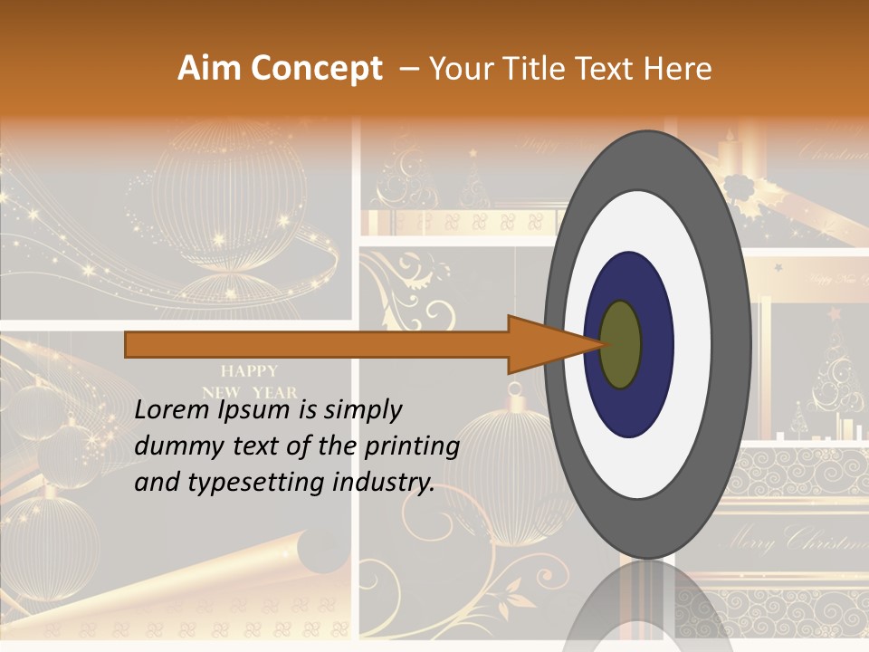 Cold Happy Tree PowerPoint Template
