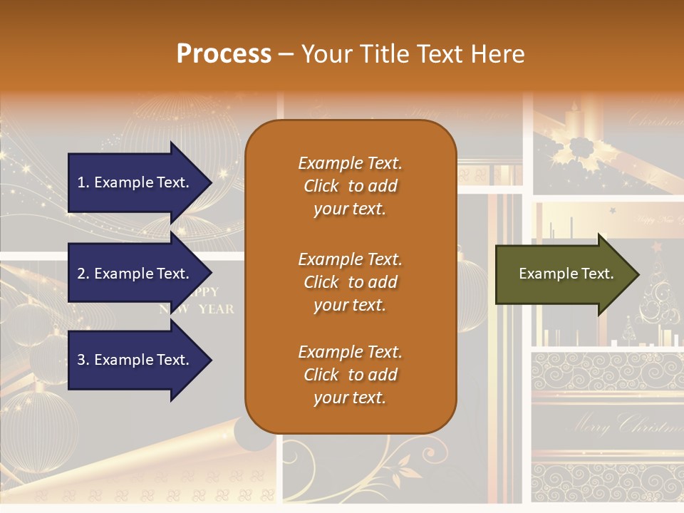 Cold Happy Tree PowerPoint Template