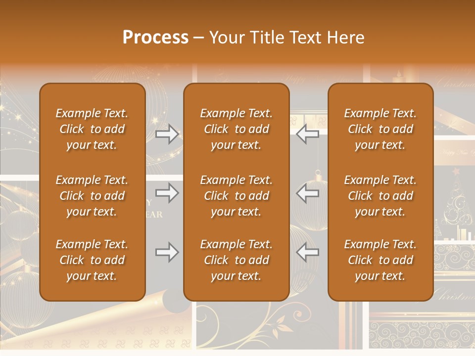 Cold Happy Tree PowerPoint Template