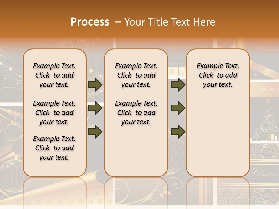 Cold Happy Tree PowerPoint Template