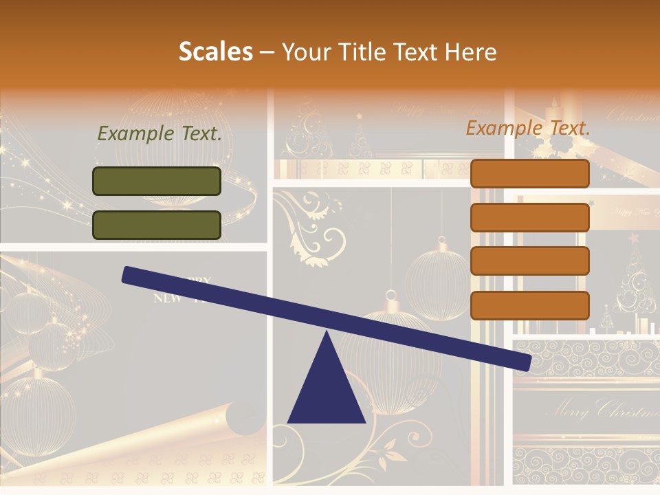 Cold Happy Tree PowerPoint Template