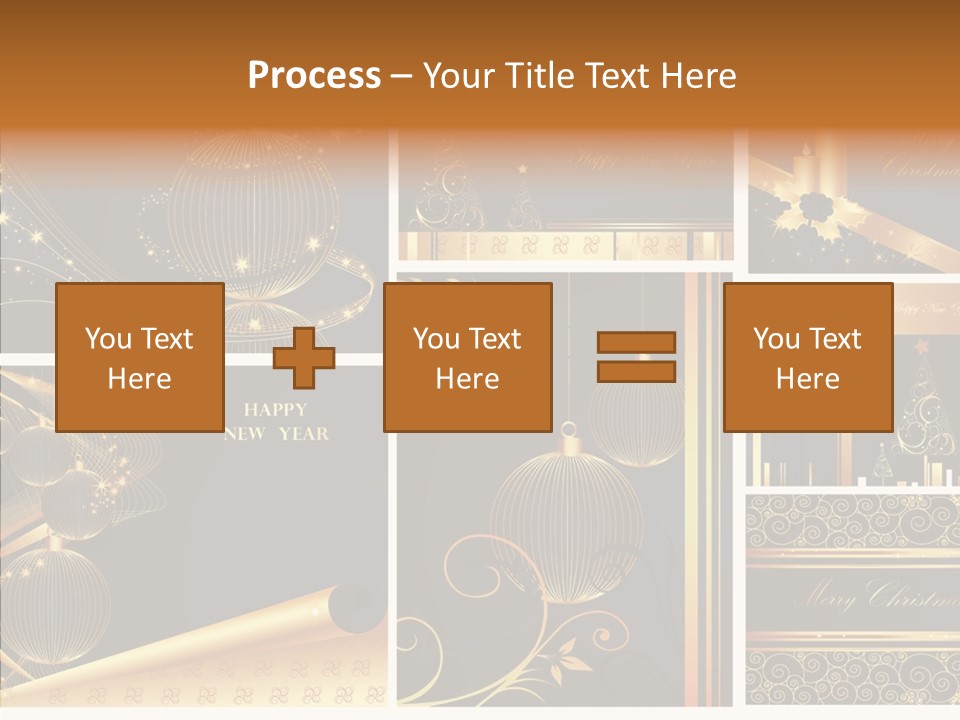 Cold Happy Tree PowerPoint Template