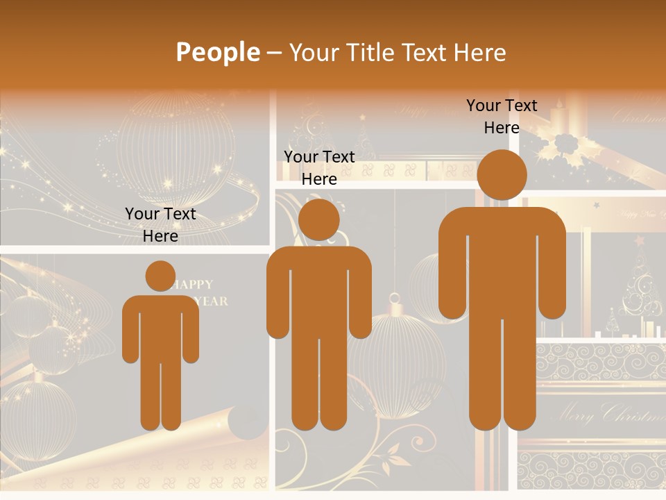 Cold Happy Tree PowerPoint Template