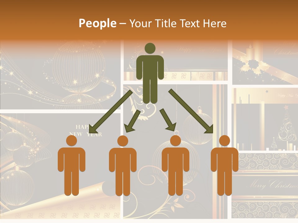 Cold Happy Tree PowerPoint Template