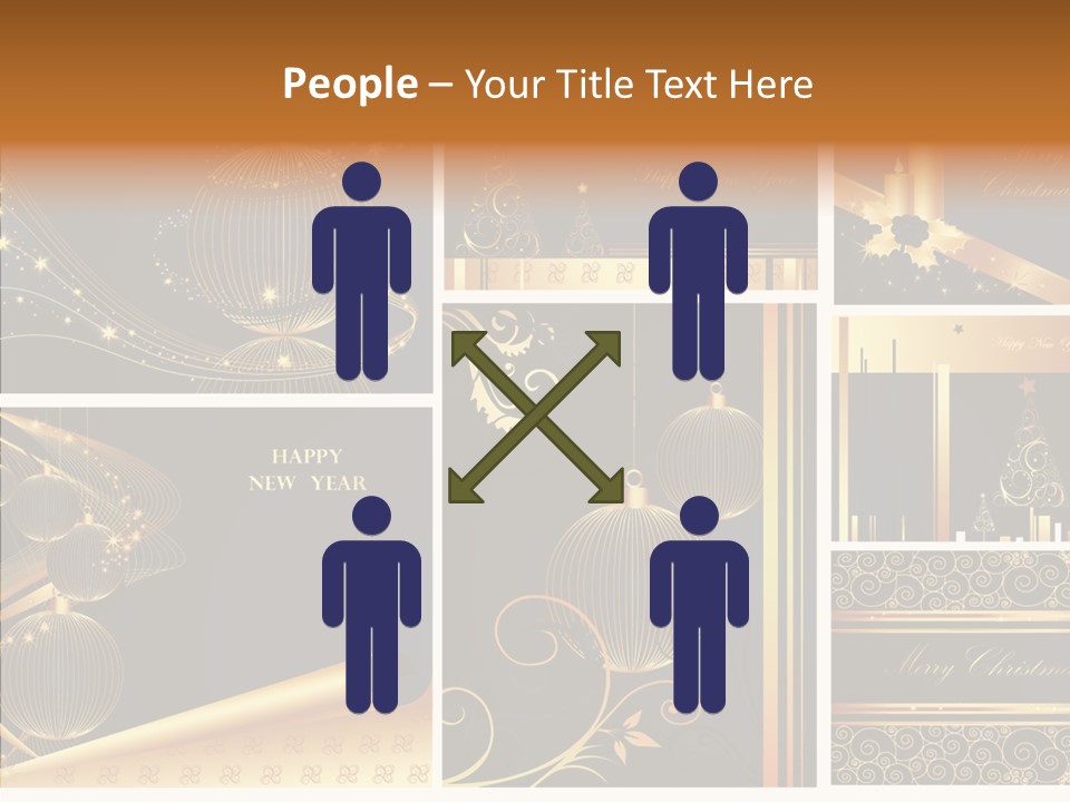 Cold Happy Tree PowerPoint Template