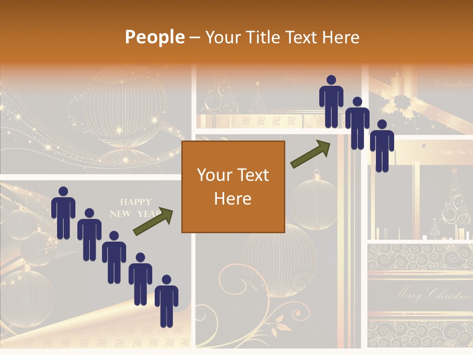 Cold Happy Tree PowerPoint Template