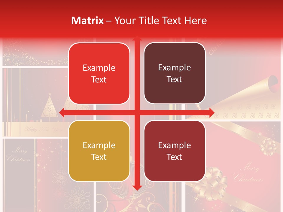 Vector Snow Abstract PowerPoint Template