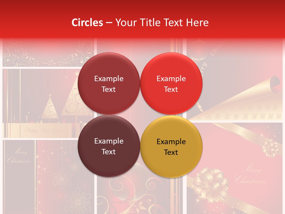 Vector Snow Abstract PowerPoint Template