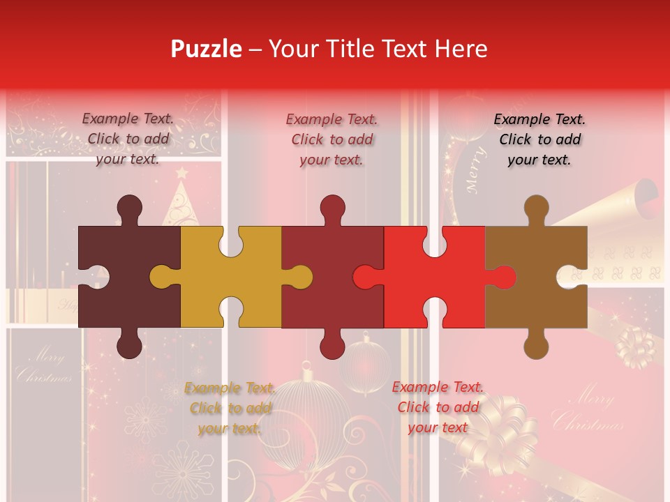 Vector Snow Abstract PowerPoint Template