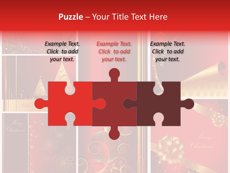 Vector Snow Abstract PowerPoint Template