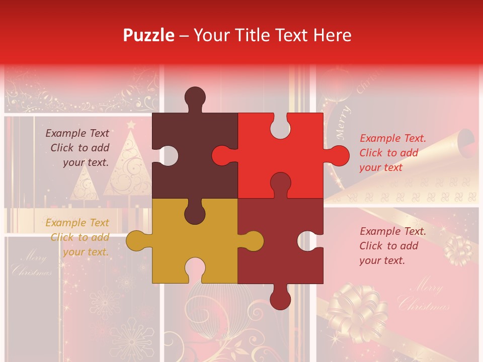 Vector Snow Abstract PowerPoint Template