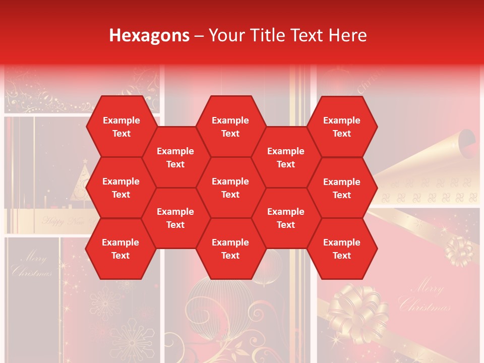 Vector Snow Abstract PowerPoint Template