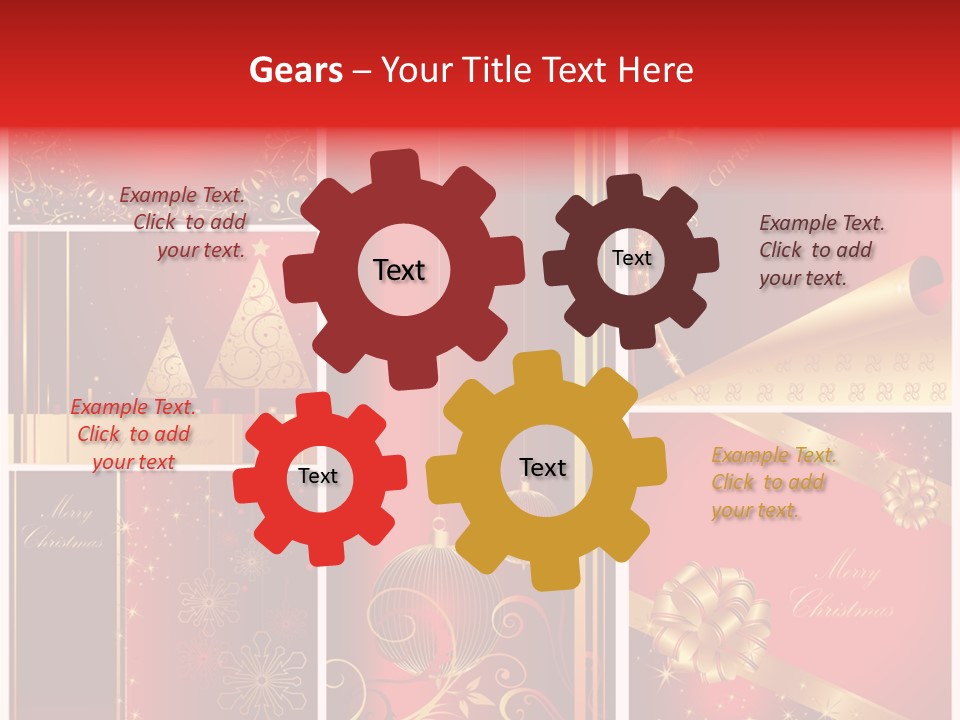 Vector Snow Abstract PowerPoint Template