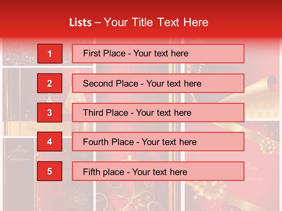 Vector Snow Abstract PowerPoint Template