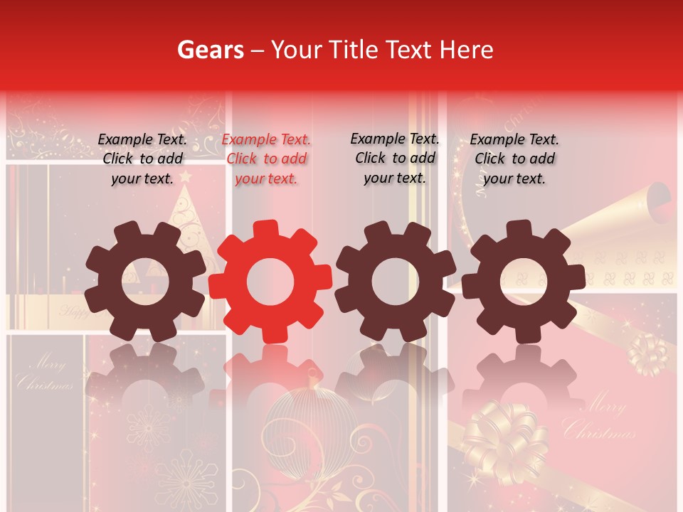 Vector Snow Abstract PowerPoint Template