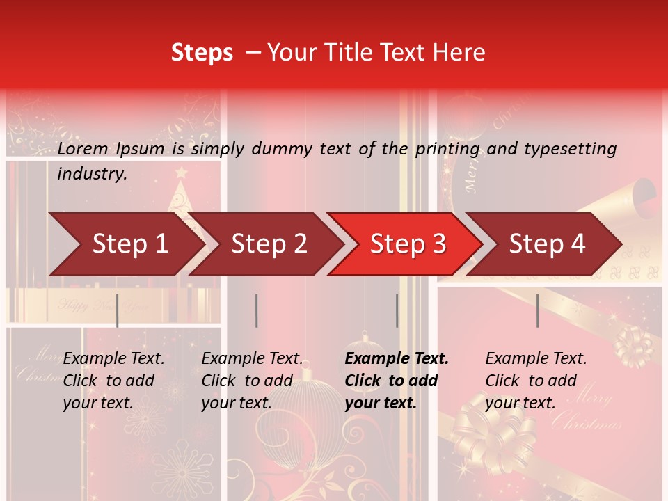 Vector Snow Abstract PowerPoint Template