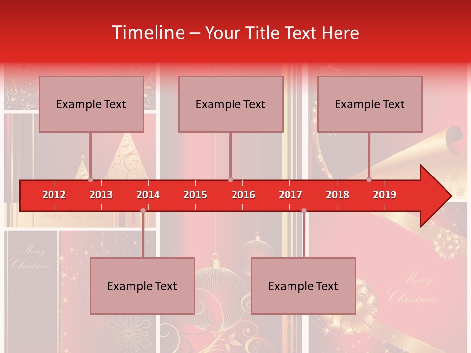 Vector Snow Abstract PowerPoint Template